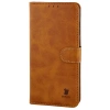 Etui z klapką Bizon Case Pocket do OnePlus 15R, brązowe