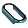 Etui ze szkłem do zegarka Bizon Case+Glass Watch do Xiaomi Smart Band 10, ciemnozielone