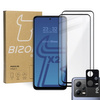 2x Szkło + szybka na aparat Bizon Edge 2 Pack do Poco X5
