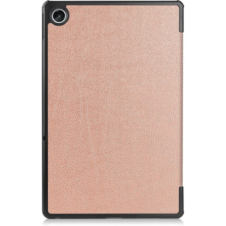 Etui Bizon Case Tab Croc do Lenovo Tab M10 Plus Gen 3, różowozłote