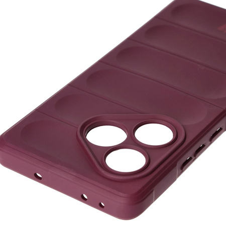Pancerne etui Bizon Case Tur do Realme GT 6 / GT 6T / GT Neo 6 / GT Neo 6 SE, burgundowe