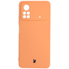 Etui Bizon Case Silicone do Xiaomi Poco X4 Pro 5G, pomarańczowe