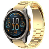 Pasek ze stali nierdzewnej do smartwatcha, Bizon Strap Watch Aura, QuickFit 22 mm, złoty