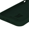 Etui silikonowe Bizon Soft Case do iPhone 15, ciemnozielone