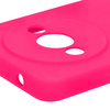 Etui silikonowe Bizon Soft Case do Xiaomi Redmi A3 4G, neonowo-różowe