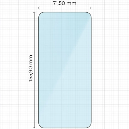 Szkło ochronne 2.5D Bizon Smart Glass do Galaxy A55 5G, 3 sztuki