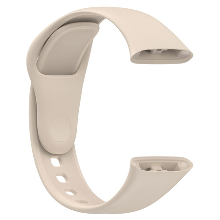 Pasek Bizon Strap Watch Dots do Xiaomi Redmi Watch 3, beżowy