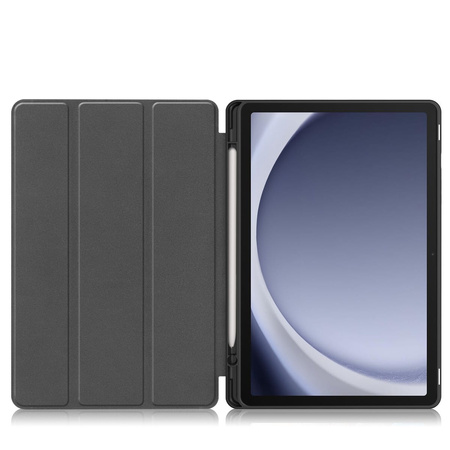 Etui Bizon Case Tab Lizard do Galaxy Tab A9 Plus, różowozłote