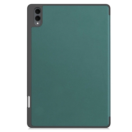 Etui z klapką Bizon Case Tab Lizard do Galaxy Tab S11 Ultra, ciemnozielone