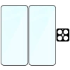 2x Szkło + szybka na aparat Bizon Edge 2 Pack do Xiaomi 15