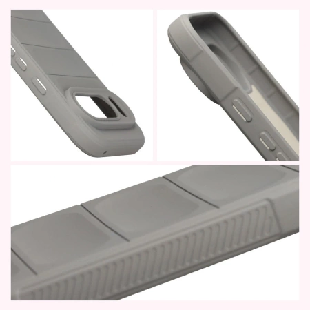 Pancerne etui Bizon Case Tur do Google Pixel 10 / 10 Pro, jasnoszare