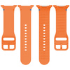 Silikonowy pasek Bizon Strap Watch Silicone G do Galaxy Watch 8 / 8 Classic, pomarańczowy