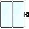 2x Szkło + szybka na aparat Bizon Edge 2 Pack do Realme GT 7 / 7T