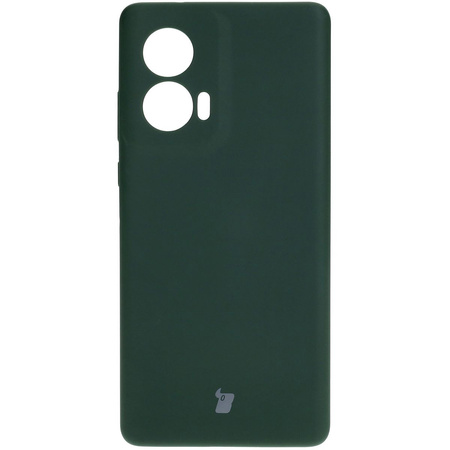 Silikonowe etui Bizon Soft Case do Motorola Edge 50 Fusion, ciemnozielone