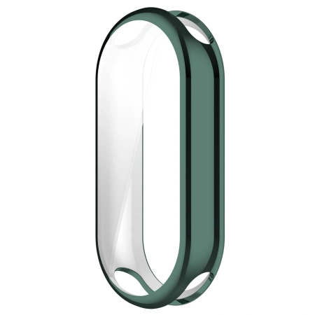 Etui z osłoną ekranu Bizon Case Watch Felipe do Xiaomi Smart Band 10, zielone