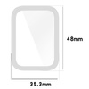 Etui Bizon Case Watch Felipe do Xiaomi Smart Band 8 Pro, srebrne