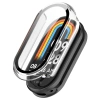 Etui ze szkłem do zegarka Bizon Case+Glass Watch do Xiaomi Smart Band 10, przeźroczyste