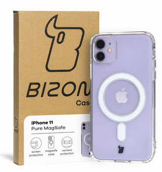 Etui Bizon Case Pure Magnetic do iPhone 11, przezroczyste