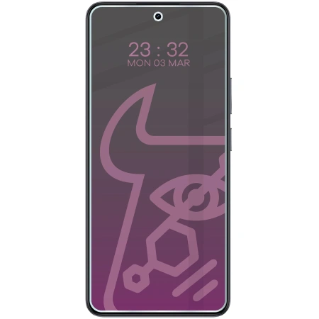 Prywatyzujące szkło hybrydowe Bizon Glass Mule Shadow do Realme 14T 5G, matowe