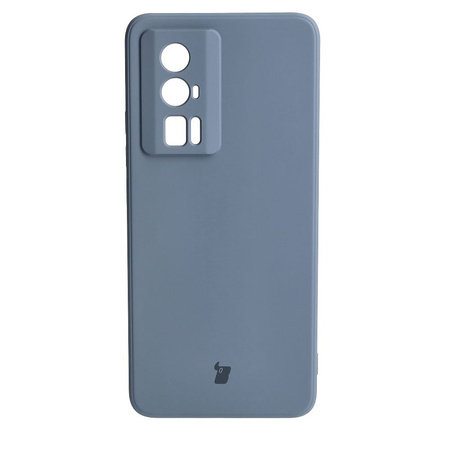 Etui Bizon Case Silicone Sq do Xiaomi Poco F5 Pro, szare