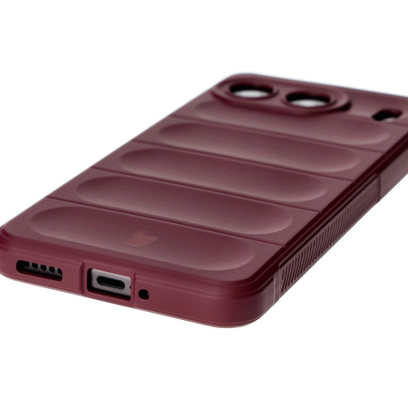 Pancerne etui Bizon Case Tur do OnePlus Nord 4, burgundowe