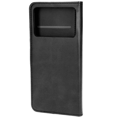 Etui z klapką Bizon Case Pocket do Xiaomi Poco X6 Pro, czarne