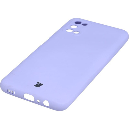 Etui Bizon Case Silicone do Galaxy A03S, fioletowe