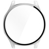 Etui ze szkłem do zegarka Bizon Case+Glass Watch do Huawei Watch GT 5 46 mm, satynowo srebrne