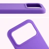 Silikonowe etui Bizon Soft Case do Xiaomi POCO F8 Ultra, fioletowe