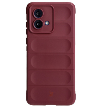 Pancerne etui Bizon Case Tur do Motorola Moto G84 5G, burgundowe