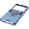 Etui Bizon Case Armor Ring do Vivo X80 Pro, niebieskie