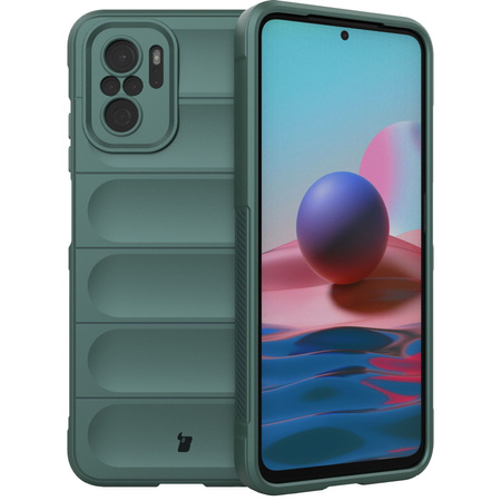 Pancerne etui Bizon Case Tur do Xiaomi Pocophone M5s / Xiaomi Redmi Note 10 / 10s, ciemnozielone