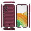 Pancerne etui Bizon Case Tur do Galaxy A34 5G, burgundowe