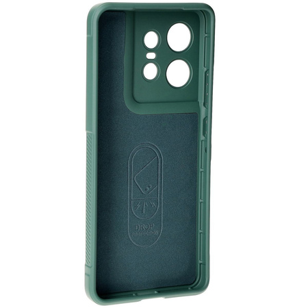 Pancerne etui Bizon Case Tur do Motorola Edge 50 Pro, ciemnozielone