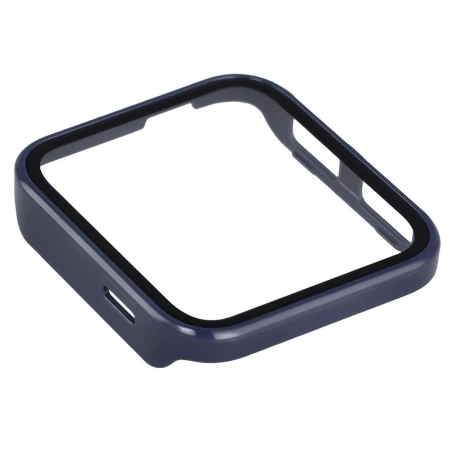 Etui ze szkłem do zegarka Bizon Case+Glass Watch do Garmin Venu X1, niebieskie