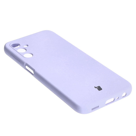 Etui Bizon Case Silicone do Galaxy A24 4G, jasnofioletowe