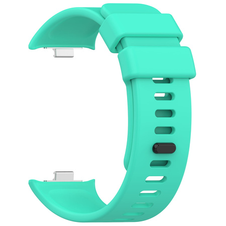 Pasek Bizon Strap Watch Silicone B do Xiaomi Redmi Watch 5/4 / Smart Band 9/8 Pro, ciemno-miętowy