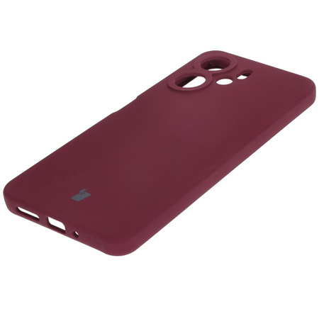 Silikonowe etui Bizon Soft Case do Xiaomi Redmi 13C 4G / Xiaomi Redmi 13C 5G / Xiaomi Poco C65, ciemnofioletowe