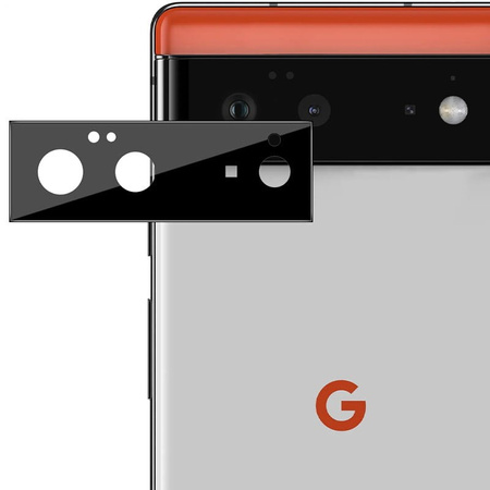 Szkło na aparat Bizon Glass Silk Lens dla Google Pixel 6, 2 sztuki