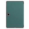 Etui z klapką Bizon Case Tab Croc do OnePlus Pad Lite / Oppo Pad SE, ciemnozielone