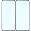 Szkło hartowane Bizon Glass Edge Duo do Xiaomi 14T Pro, czarna ramka, 2 sztuki