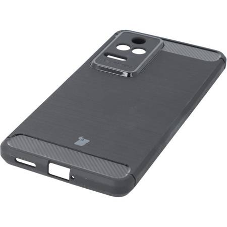 Etui Bizon Case Carbon TPU do Xiaomi Poco F4, czarne