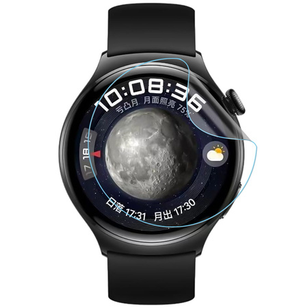 Folia hydrożelowa na ekran Bizon Glass Watch Hydrogel Duo do Huawei Watch 4, 2 sztuki