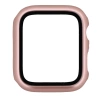 Etui ze szkłem do zegarka Bizon Case+Glass Watch do Apple Watch SE 3 / SE 2 / SE / 6 / 5 / 4 (44 mm), różowozłote