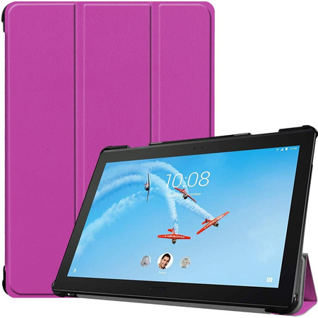 Etui Bizon Case Tab Croc do Lenovo Yoga Smart Tab 10.1 / Lenovo Yoga Tab 5, fuksja