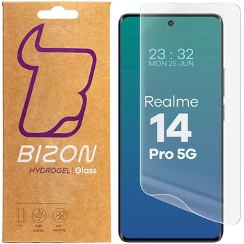 Folia hydrożelowa na ekran Bizon Glass Hydrogel Front Duo do Realme 14 Pro 5G, 2 sztuki