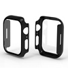 Etui ze szkłem Bizon Case, Case + Glass Set Apple Watch 8/7 41mm, czarne