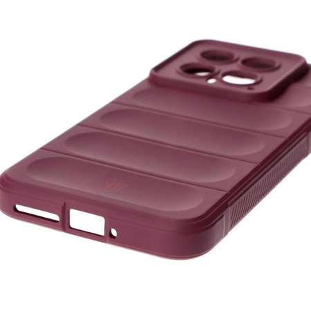 Pancerne etui Bizon Case Tur do Xiaomi 14, burgundowe