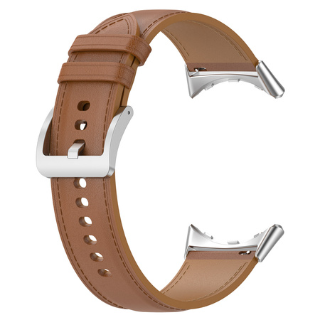 Skórzany pasek Bizon Strap Watch Casual 41 mm do Pixel Watch 3/Watch 2/Watch 1, jasnobrązowy