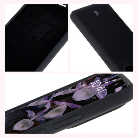 Silikonowe etui Bizon Soft Case do Xiaomi Poco F6, czarne